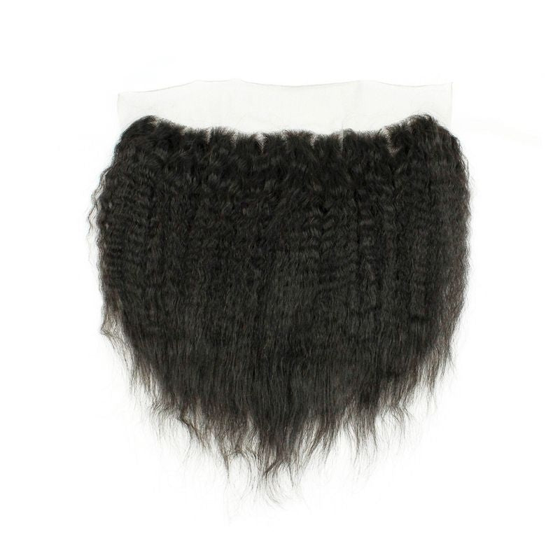 13×4 Lace Frontal Kinky Straight 100% Human Hair