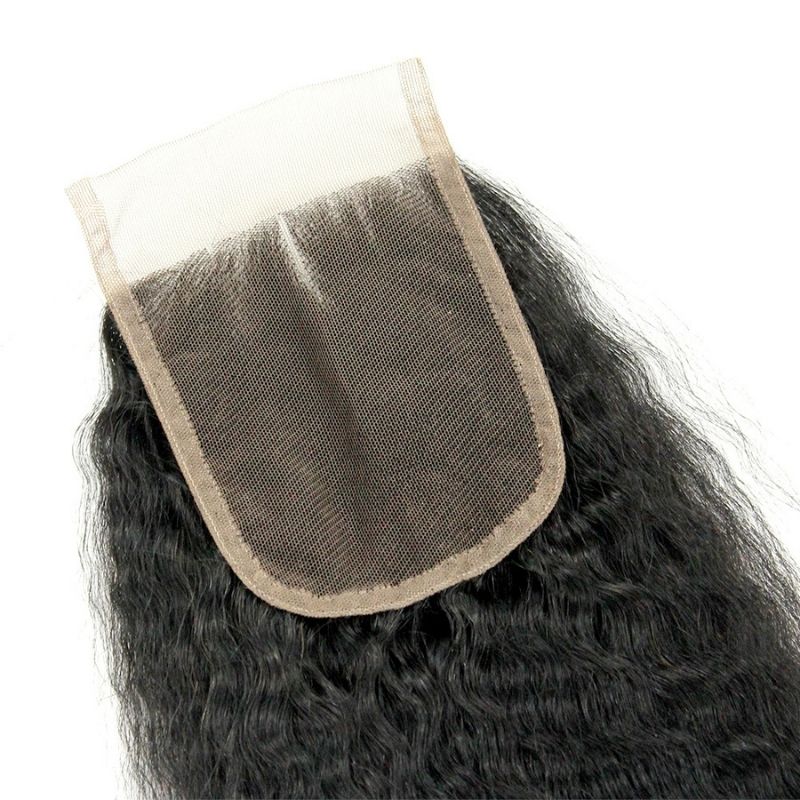 4×4 Lace Closure Kinky Straight 100% Human Hair