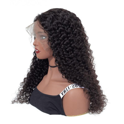 Deep Wave Malaysian Virgin Human Hair Wet Wavy Lace Front Wigs